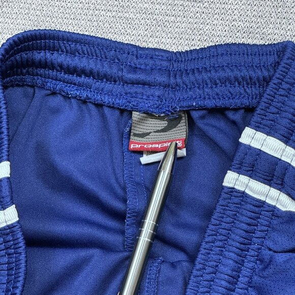 Vintage Pro Spirit Mens Blue Shorts Elastic Drawstring Waist Inner Lining Medium - Picture 5 of 11